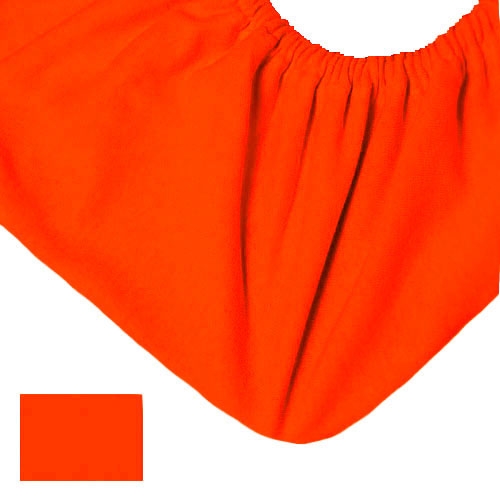 Prześcieradło JERSEY z gumką 100% bawełny - pomarańcz neon trend- 140x200
